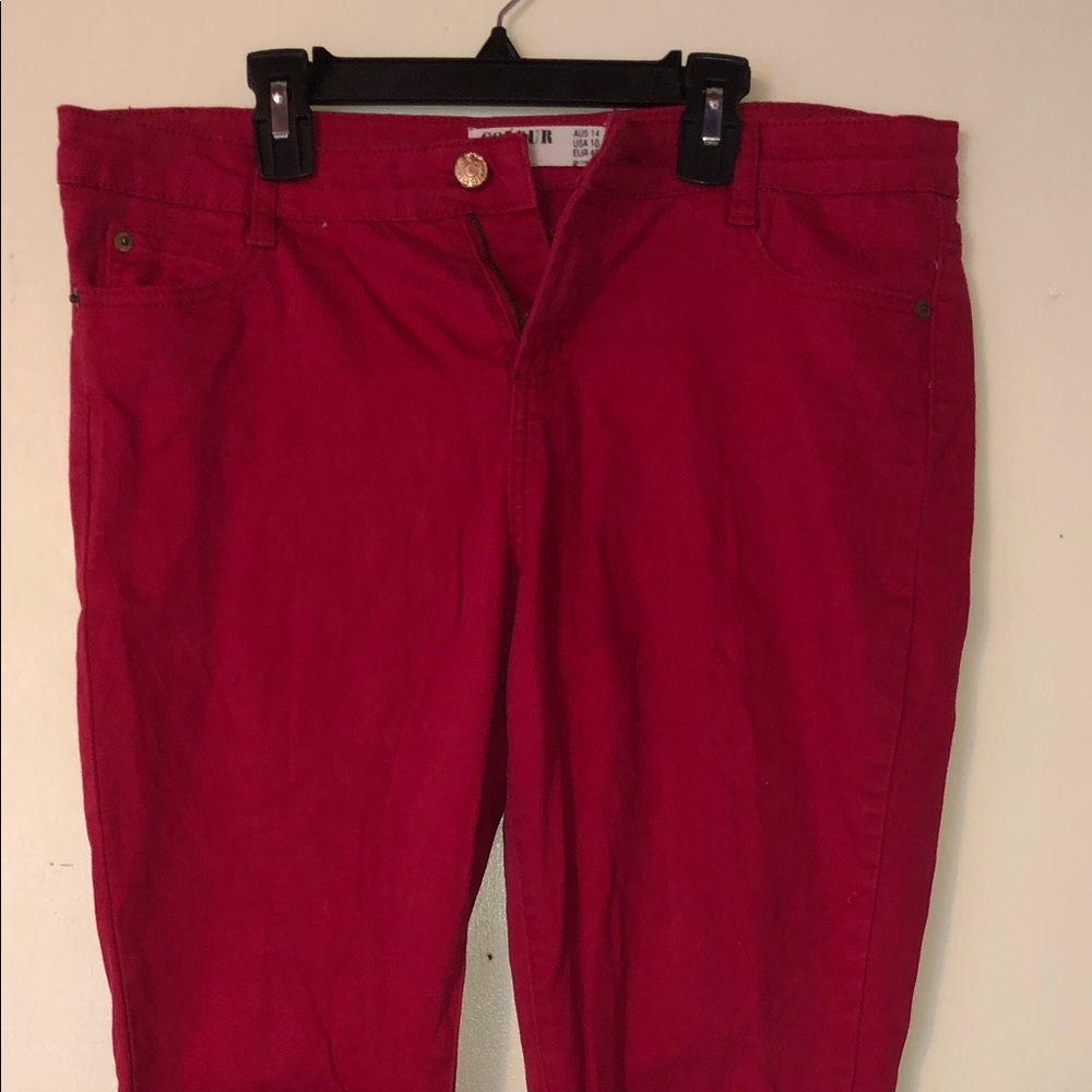 Red skinny/bootcut Jeans